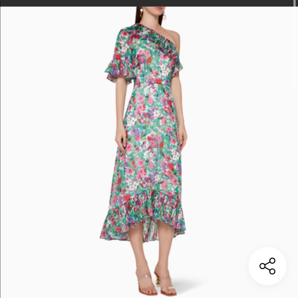 La Madison de Tallulah One Shoulder Floral Dress